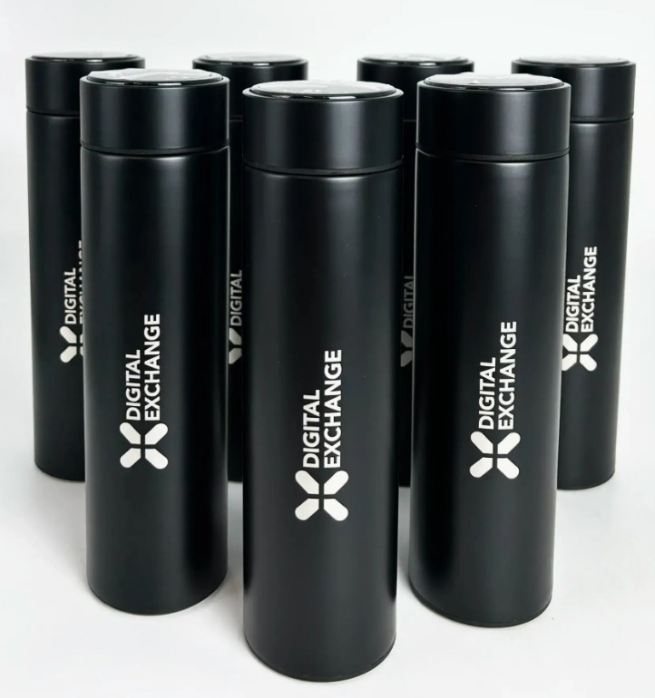 450 ML Isı Derecesi Gösteren Dijital Göstergeli Çelik Termos 407